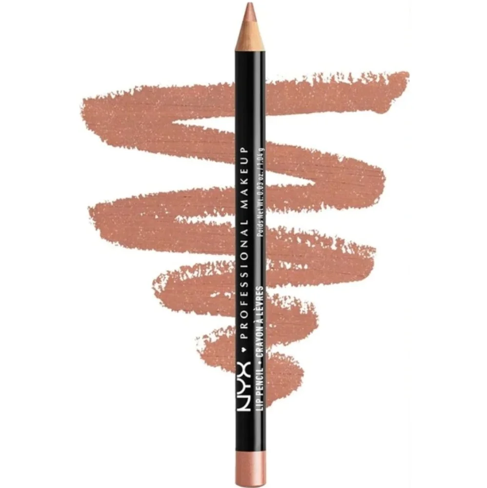 NYX Slim Lip Pencil, Long-Lasting Creamy Lip Liner, Beige